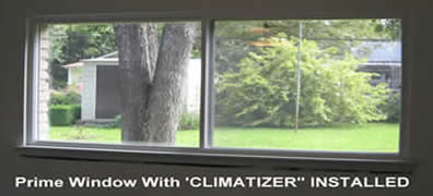 "AFTER" Installed Inside of Home Over Prime Window.